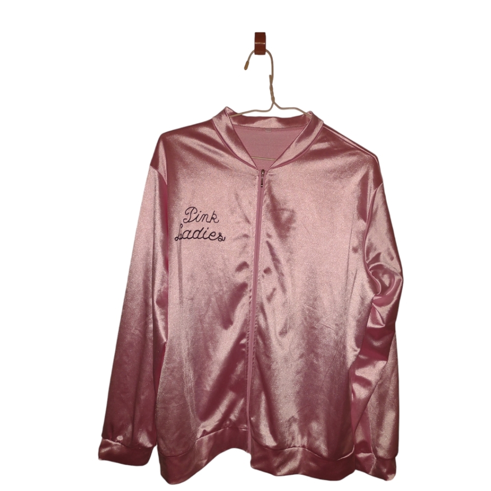 Pink Ladies Satin Jacket